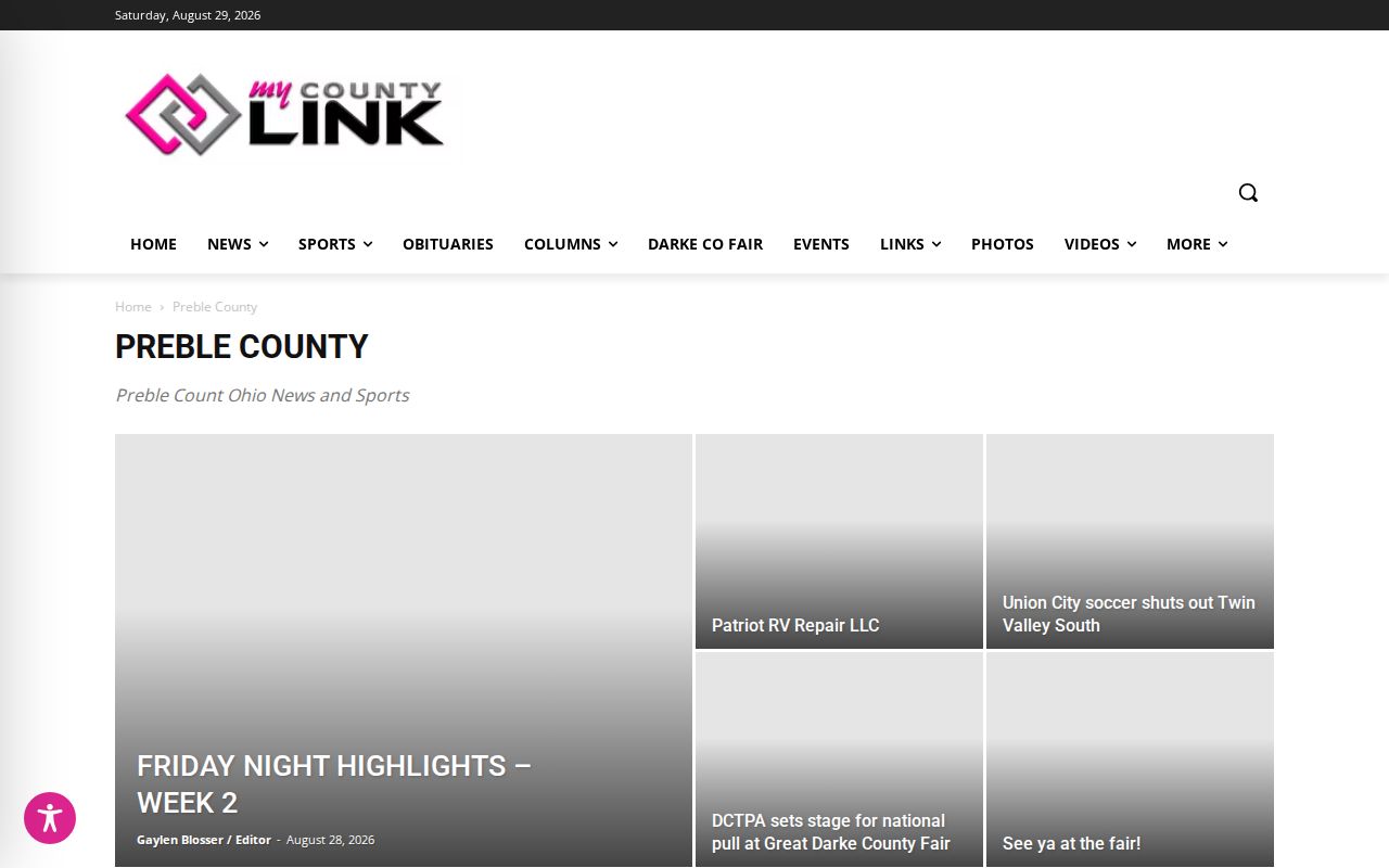 My County Link Preble County regional crime news category